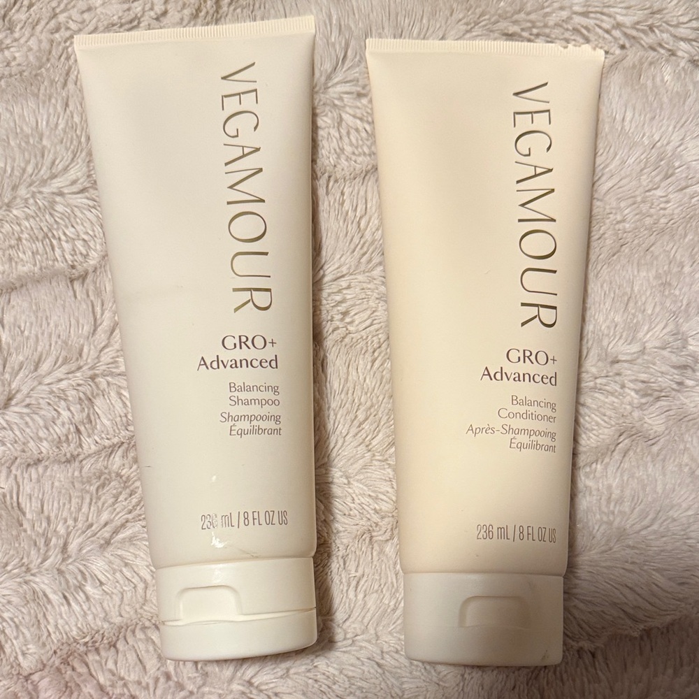 VEGAMOUR GRO+ Advanced Balancing Shampoo and Conditioner - Cream